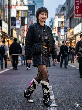 𝐙𝐀𝐑𝐀 Cowboys boots Leather size 40/9US